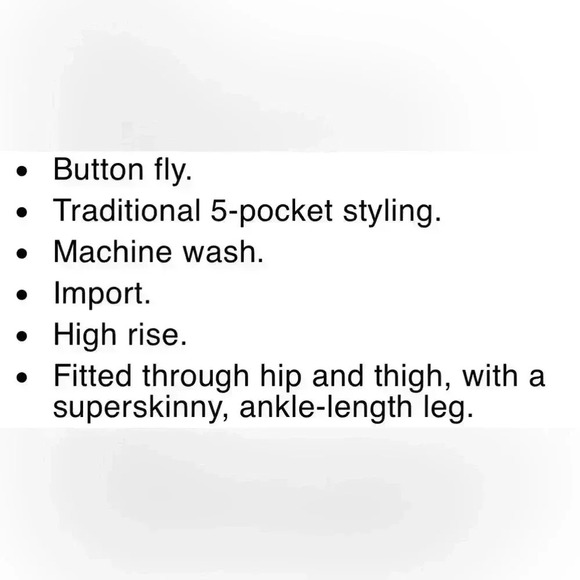 🆕J. Crew 9” High-Rise  Toothpick Jeans - Picture 7 of 15